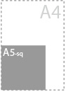 A5-Square<br/><span style='font-size:11px;'>(14,8 * 14,8 cm)</span>